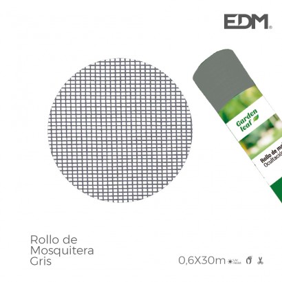 Rollo mosquitera  gris 0,60x30mts