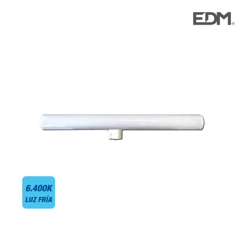 Linestra led 1 casquet s14d 7w 500 lm 6400k llum freda ø 3 x 30 cm edm