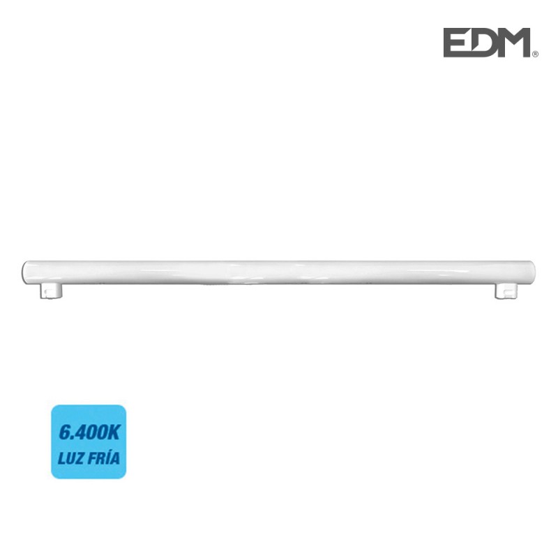 Linestra led 2 casquets s14s 18w 1450 lm 6400k llum freda ø 3 x 100 cm edm