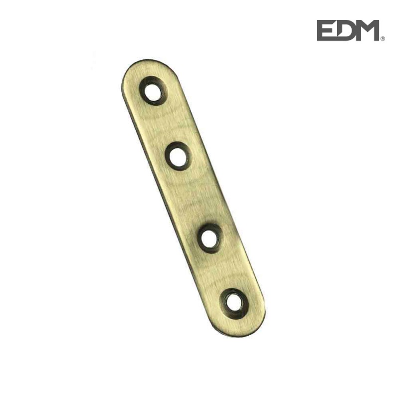 Placa acero inox 120x19x2mm