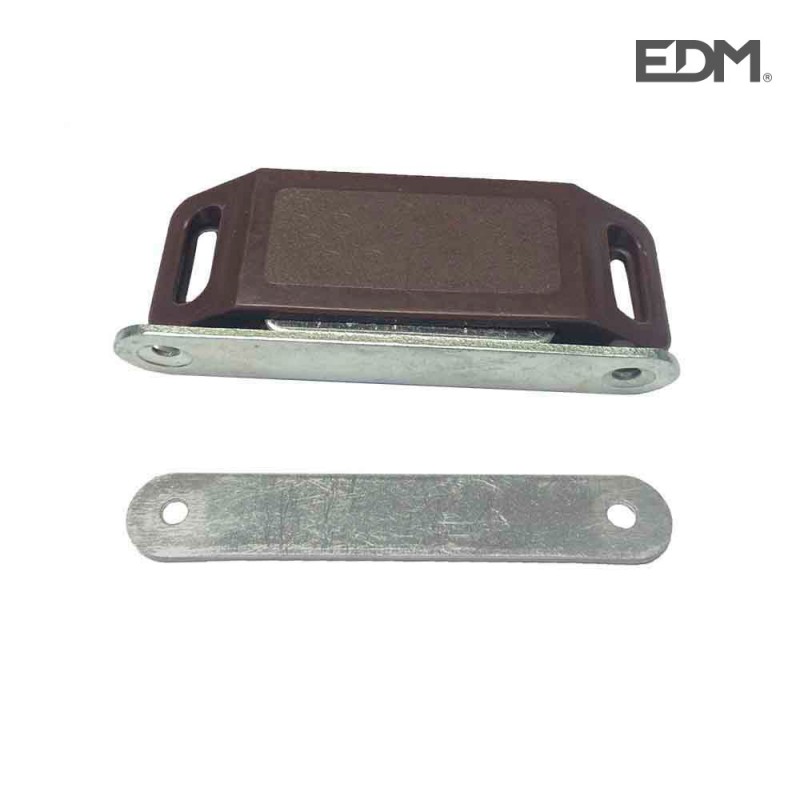 Iman para puerta marron (dos piezas) 75x18mm