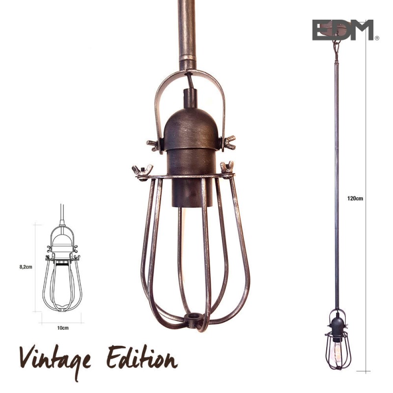 Llum penjant vintage e27 60w - 8,2x10cm 