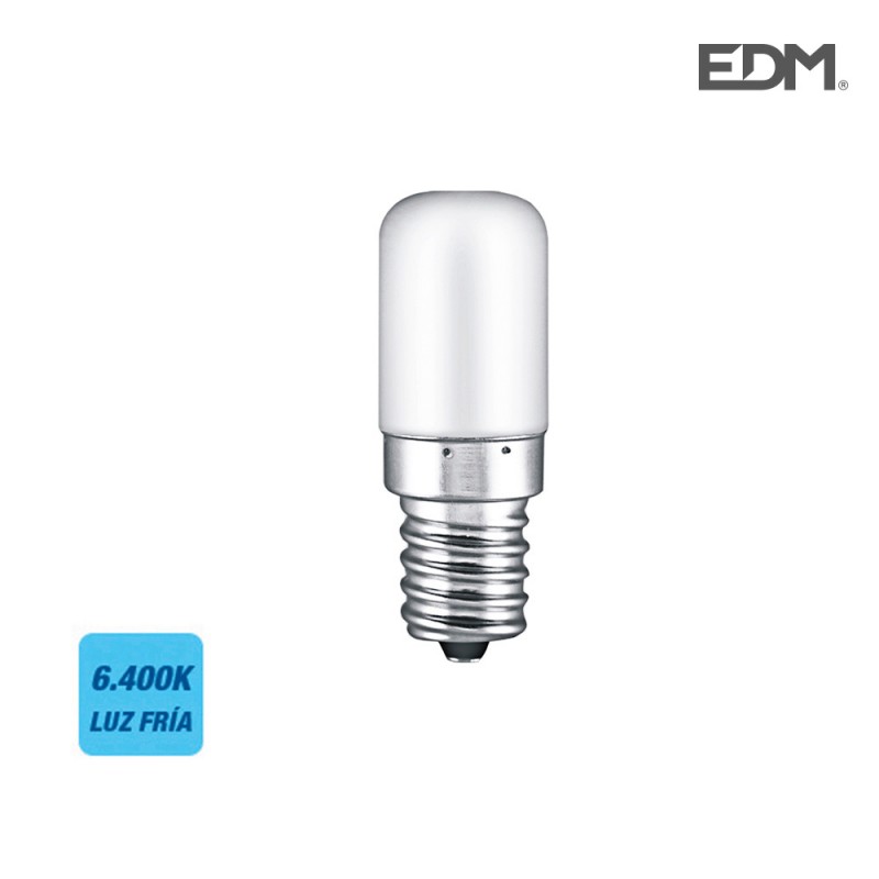 Bombeta peveter led e14 1.8w 130 lm 6400k llum freda edm