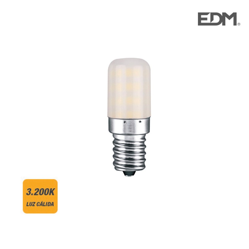 Bombilla pebetero led e14 3w 300 lm 3200k luz calida edm