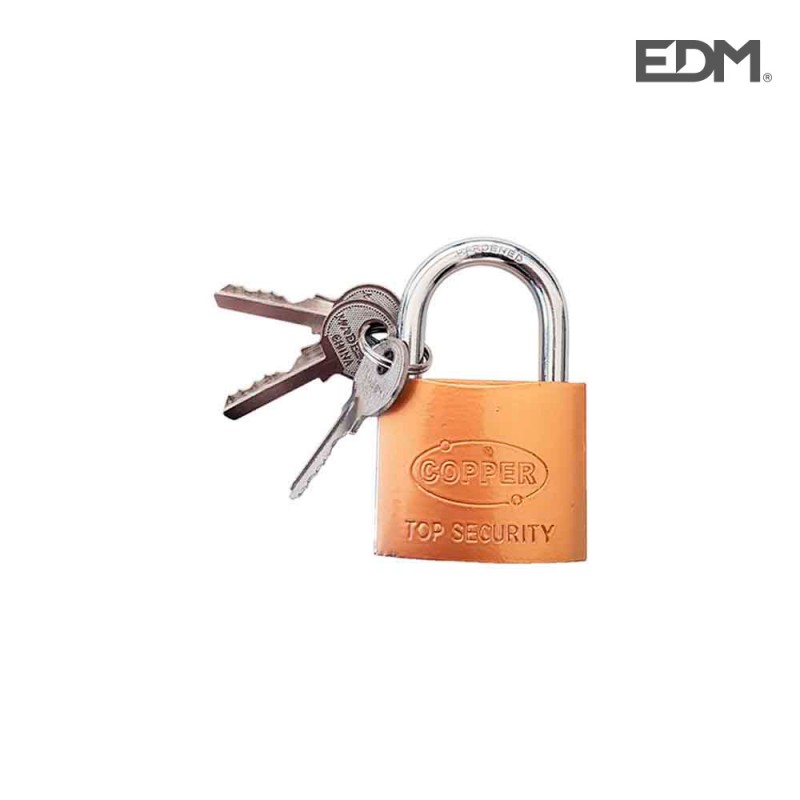 Candado 30mm 3 llaves basic line edm