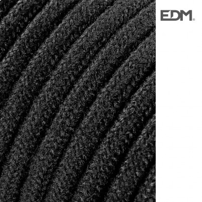 Cable cordó tubulaire 2x0.75mm c41 negre 5mts