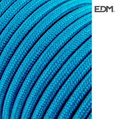 Cable cordó tubulaire 2x0.75mm c68 blau clar 5mts 