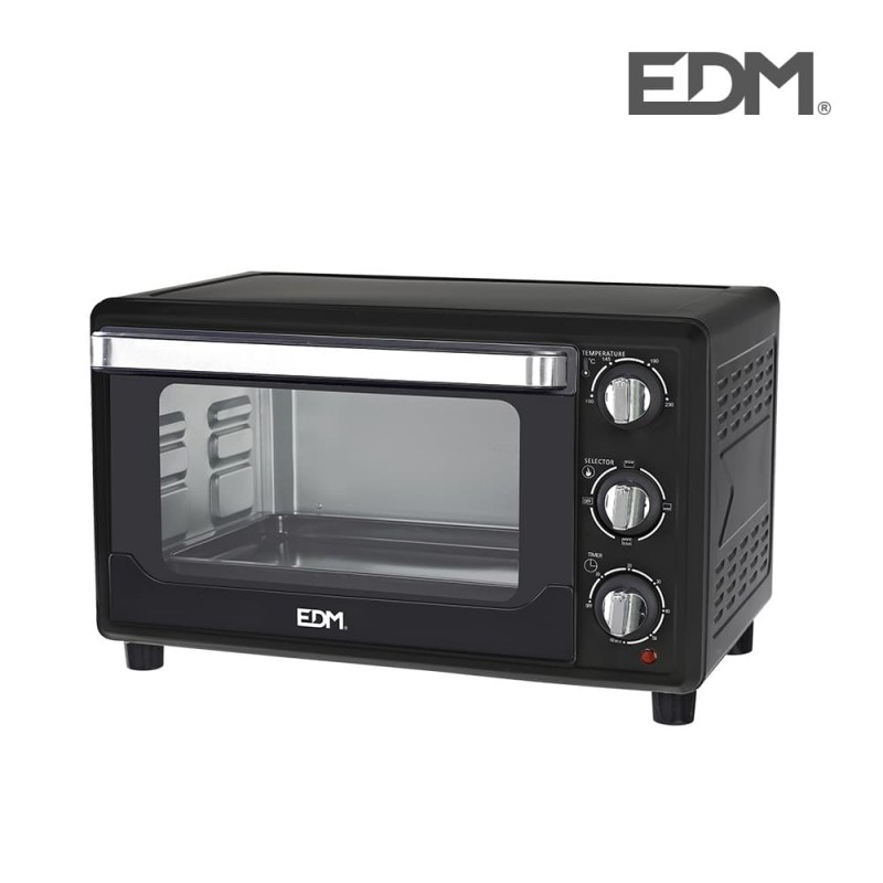 Forn sobretaula elèctric 23 litres 1.500w edm 