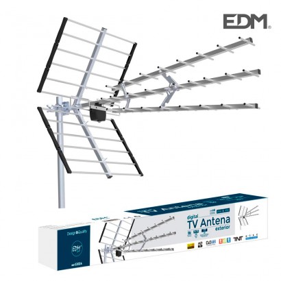 Uhf antena exterior tv edm 470-694 mhz professional series 1020mm 