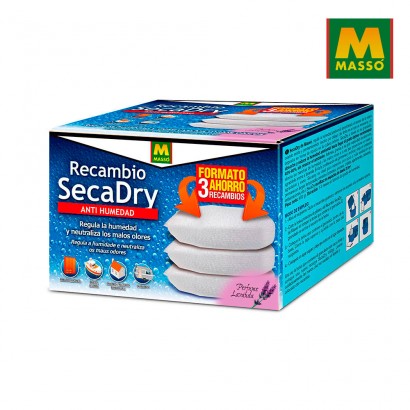 Pack recanvi secadry antihumitat 3unid 
