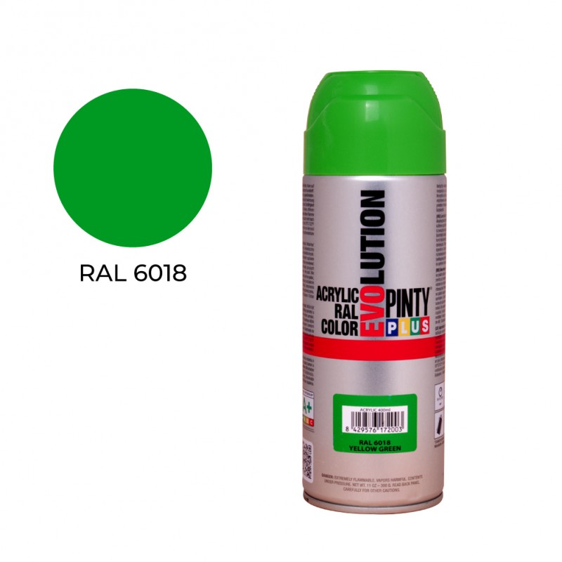 Sprai ral 6018 verd groguenc 400ml.