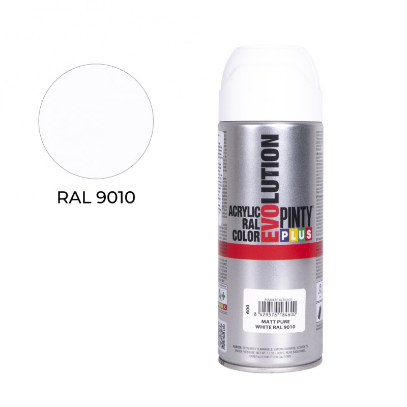 Sprai ral 9010 blanc opac 400ml