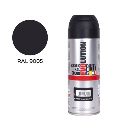 Spray ral 9005 negro satinado 400ml