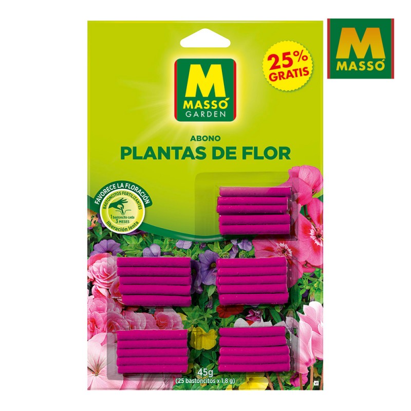 Batonets fertilitzants plantes de flor 45gr