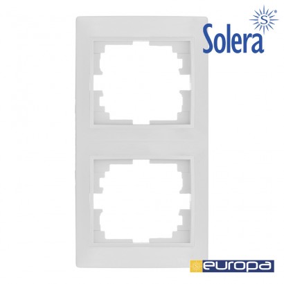 Marco vertical para 2 elementos blanco 81x154x10mm.s.europa solera