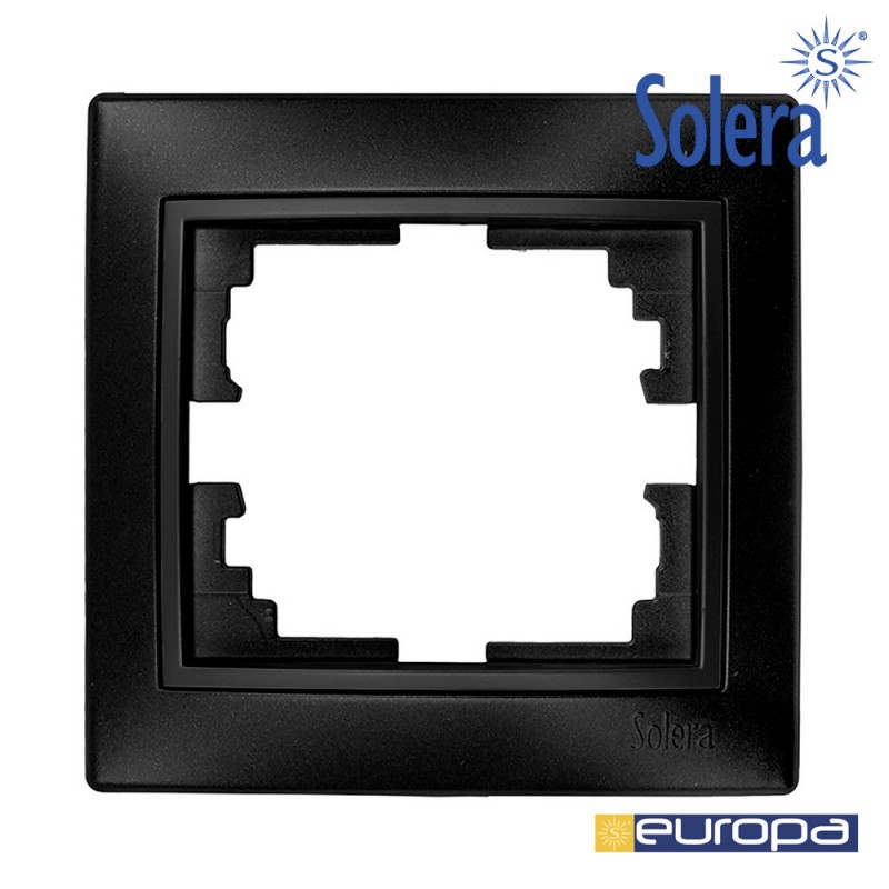 Marco para 1 elemento grafito 83x81x10mm s.europa solera