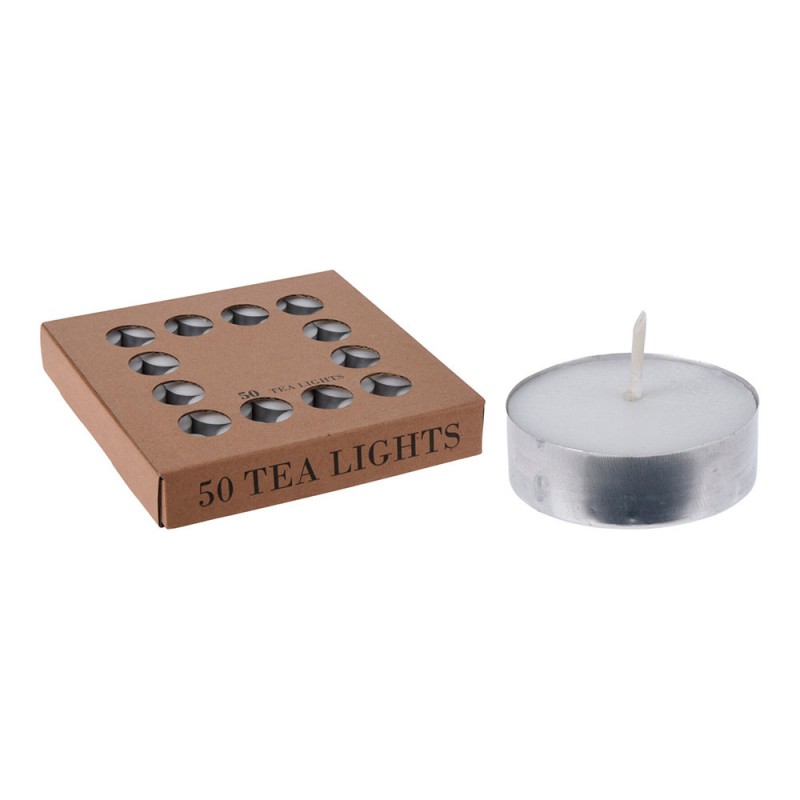 Set con 50 velas calientavasos