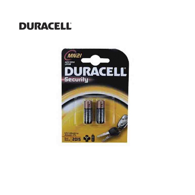 Pila alkalina duracell 12 v. mn21 mando a dist. (b.2 pilas)