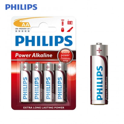 Pila philips alcalina lr06 aa (blíster 4 piles) 