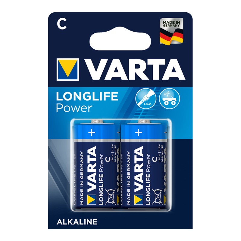 Pila varta alcalina lr14  c (blíster 2 piles) 