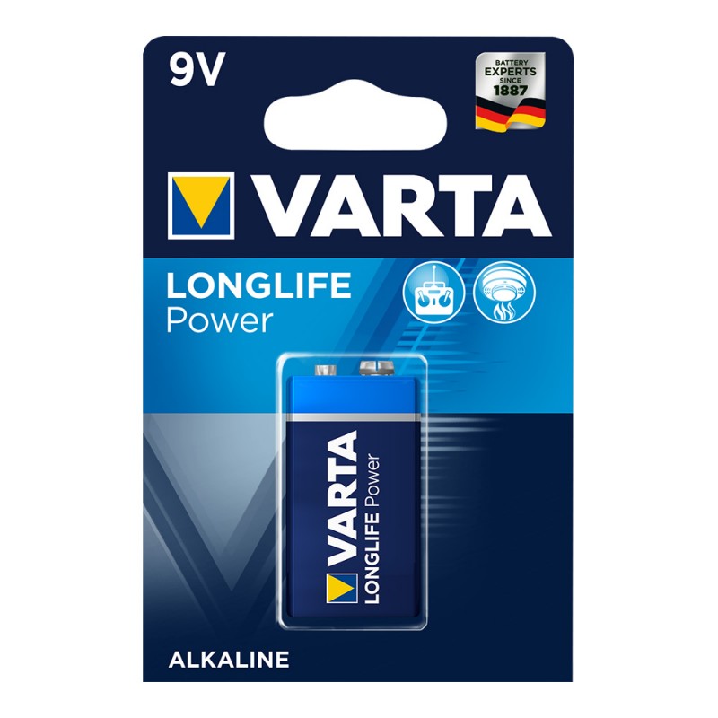 Pila varta alcalina 6lr61 9v  (blíster 1 pila) 