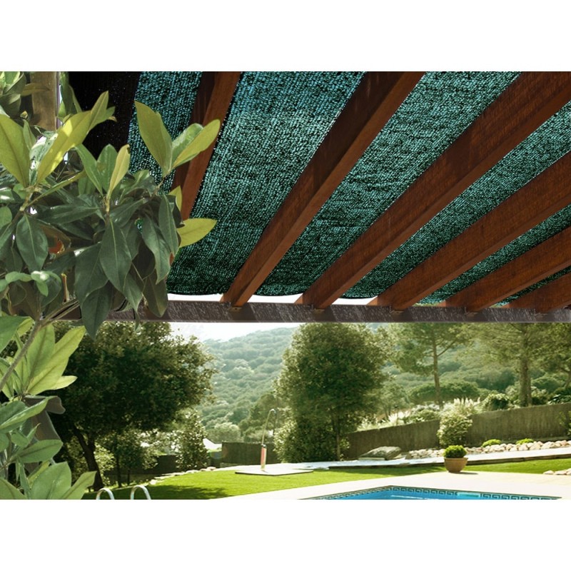 Rotllo de malla ombreadora. color vert 70% 4x5m edm