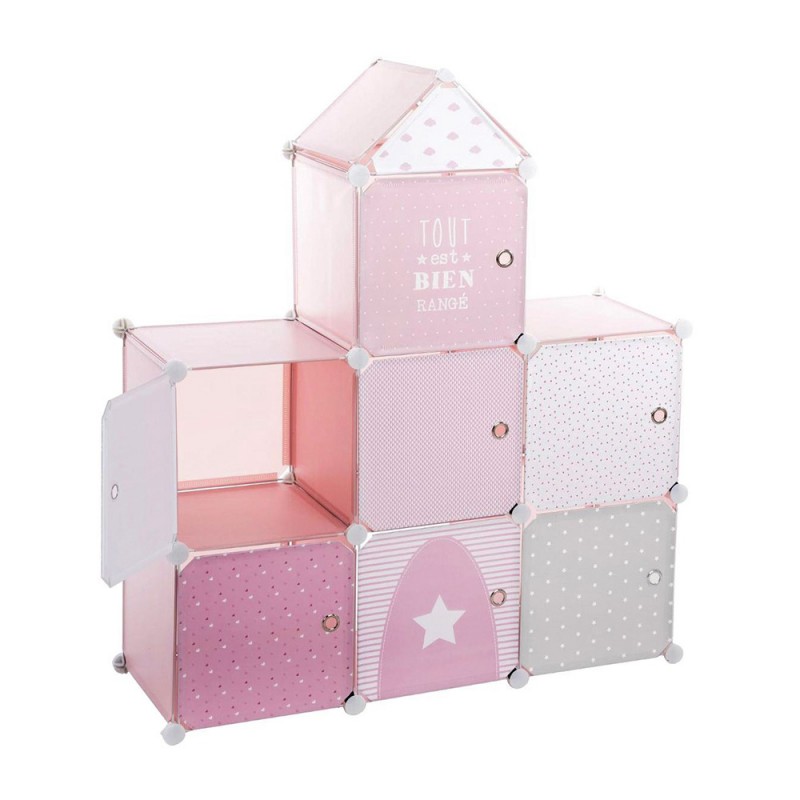 Emmagatzematge infantil pink castle