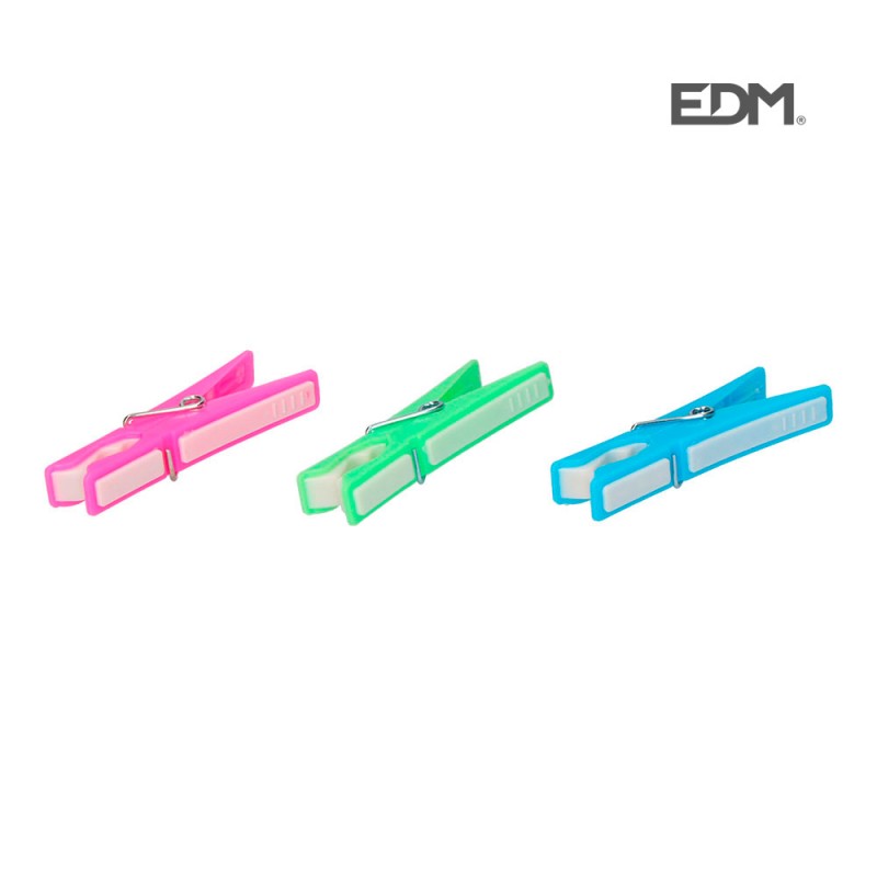 Pack 12 pinces de plàstic bi-injecció edm