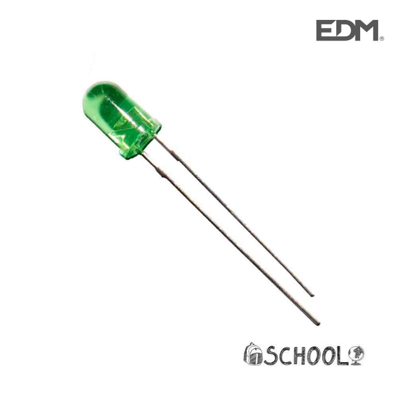 Díode led verd 5mm (manualitats) 3,2v