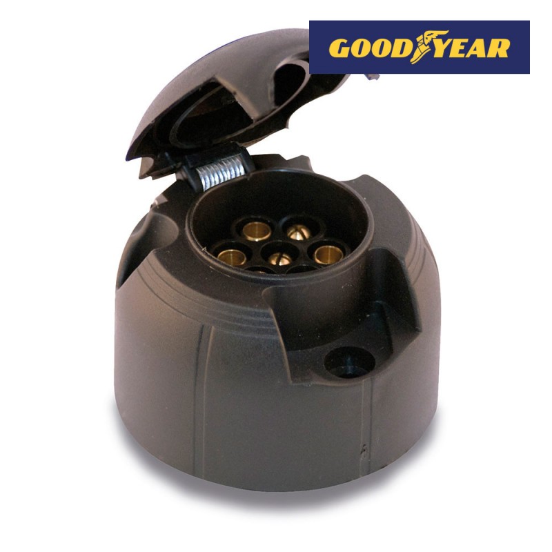Femella connexió remolc plastica 7p goodyear.