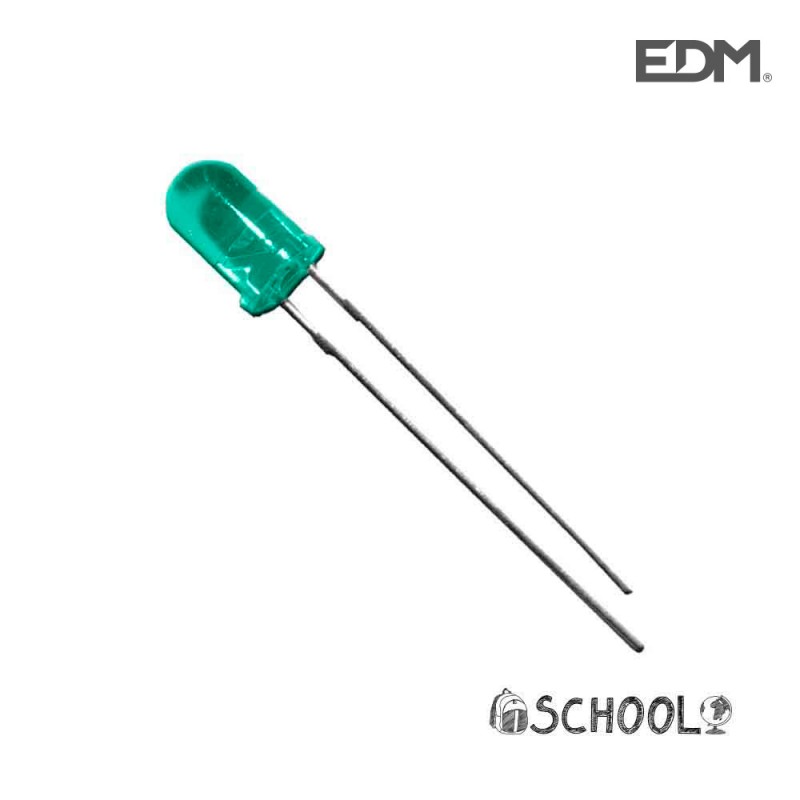 Díode led blau 5mm (manualitats) alta lluminositat 4,8v