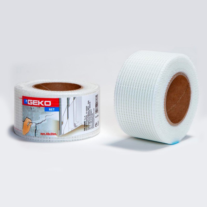 Cinta adhesiva tapagrietas  48mmx20mts para grandes grietas y juntar paneles yeso