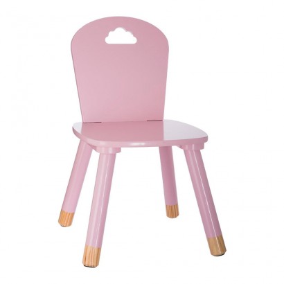 Cadira infantil color rosa 32x31.5x50cm