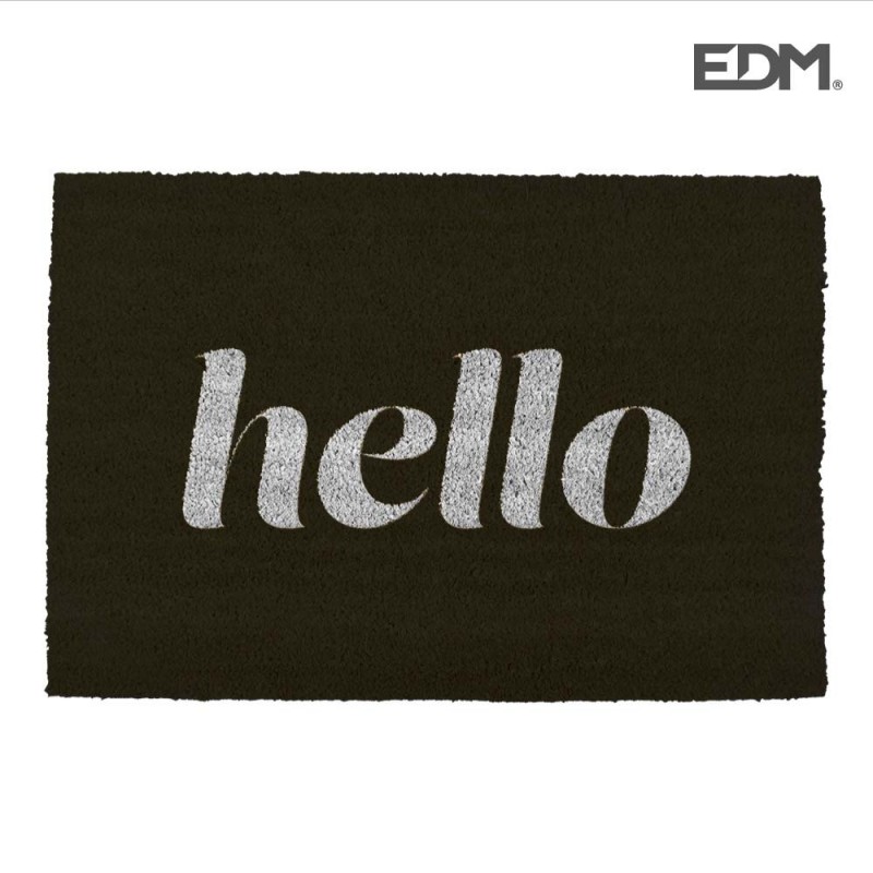 Felpudo 60x40cm modelo hello edm