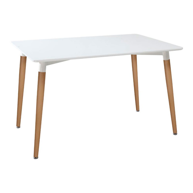 Mesa de comedor blanca col.'roka' 150x80x74cm