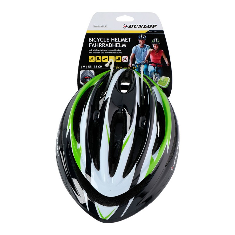 Casco de ciclismo talla m colores variados dunlop