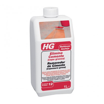 Hg elimina ciment (capa gruixuda porosos) per a rajoles 1l