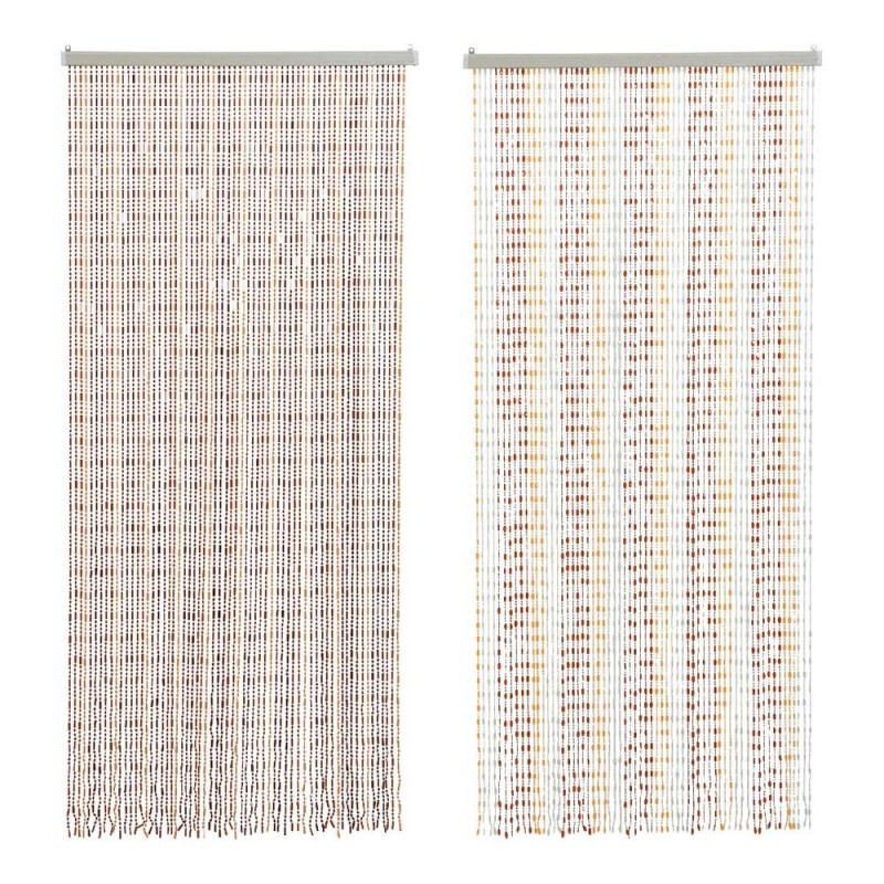Cortina de plàstic amb 64 tires colors assortits 90x1,5x200cm