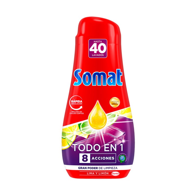 Rentavaixelles somat gel tot en 1 40 rentats llimona