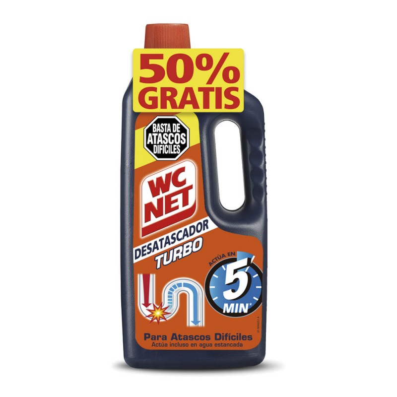 Wc net® turbo desatascador promo 50% gratis! 1 l. ref. 6312560