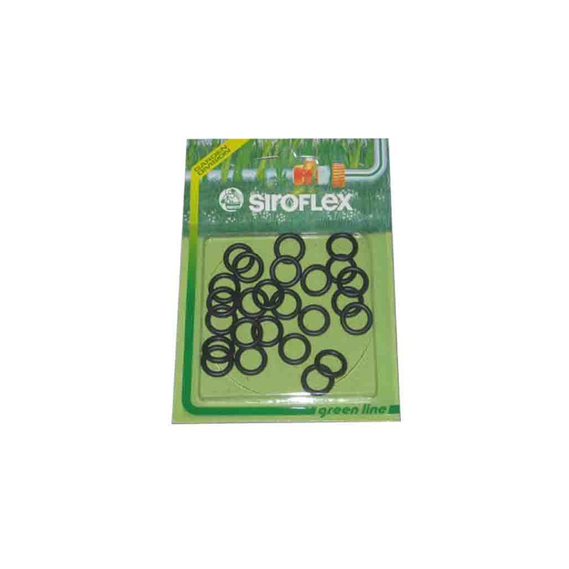 Blíster 25 juntes tòriques de goma (recanvi connexió ràpida de reg) 