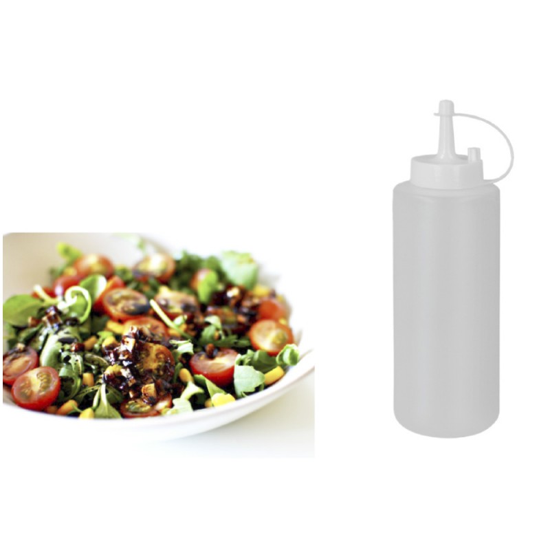 Ampolleta de plàstic per a salses 370ml 