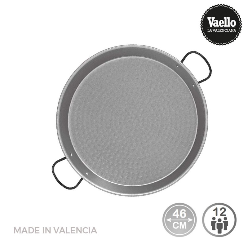 Paellera pulida 46cm (12 persones)