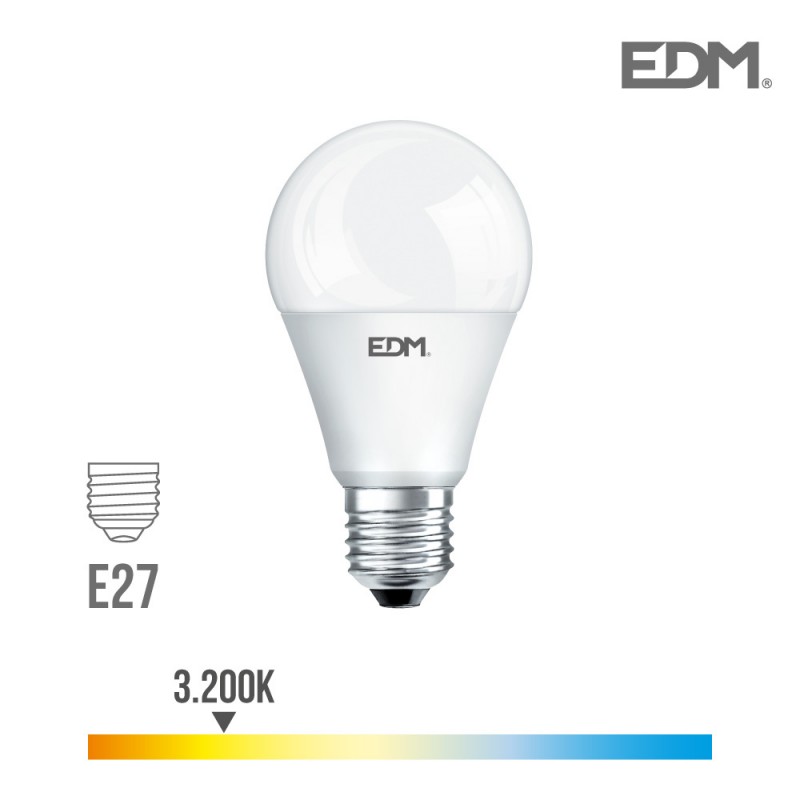 Bombeta stàndard led e27 15w 1521lm 3200k llum càlida edm