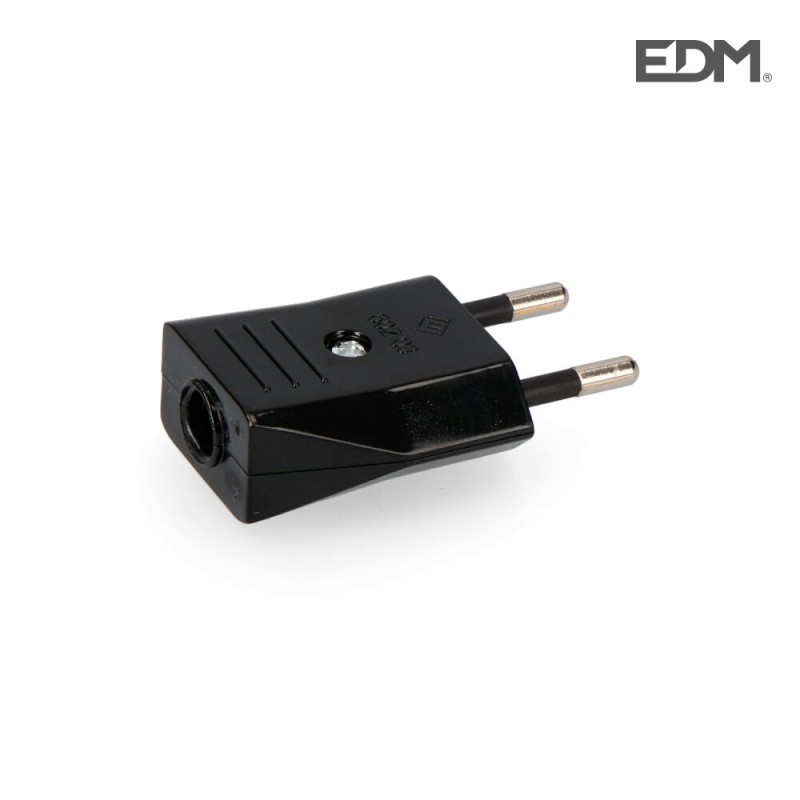 Clavilla 10a -250v negre  envasat edm 