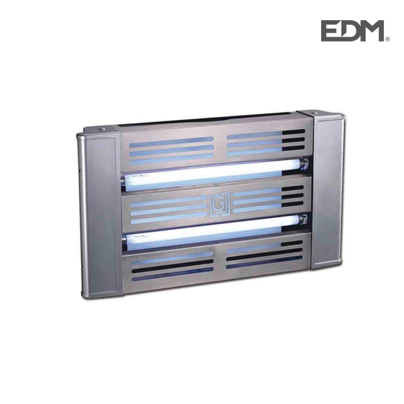 Mata-insectes 2x15w amb placa adhesiva edm 