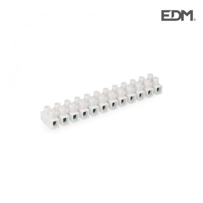 Regleta conexió 10mm homologada blanca retractil·lat edm 