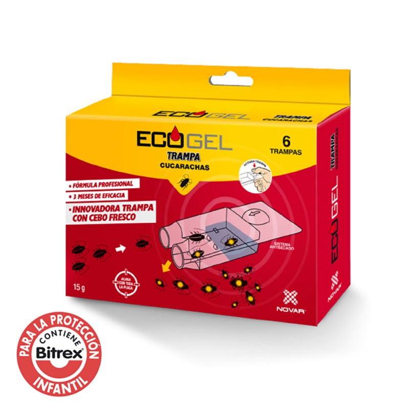 Ecogel cuques kit 6 trampes 15gr