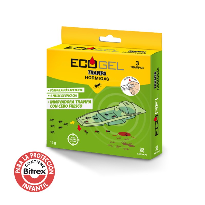 Ecogel formigues kit 3 trampes 15gr