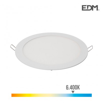 Downlight led empotrable 20w llum freda 6.400k 1500 lumens blanc edm